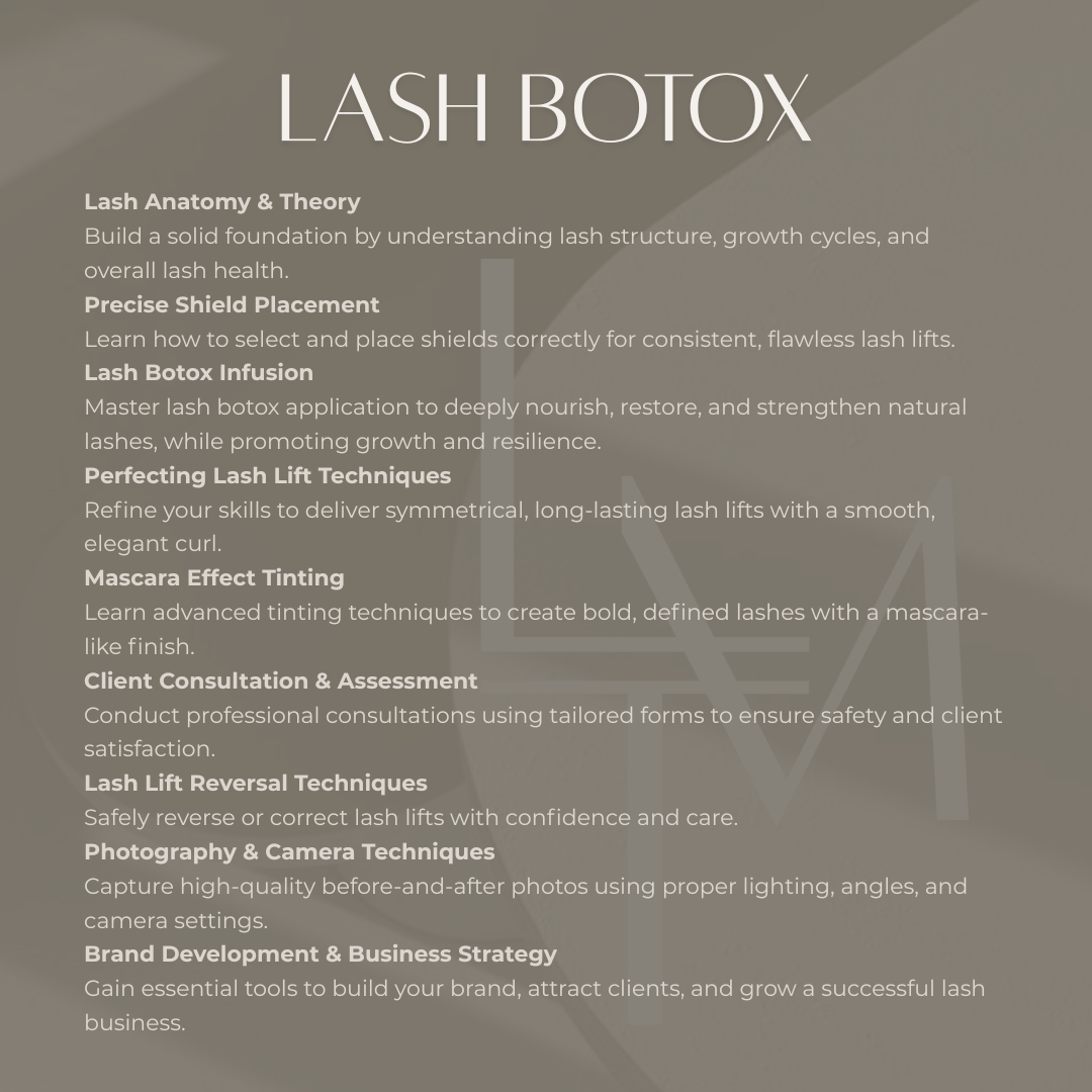 Lash Pro Workshop - Vitamin Lash Lift + Lash Extensions
