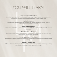 2 Day Intense Lash Volume Training