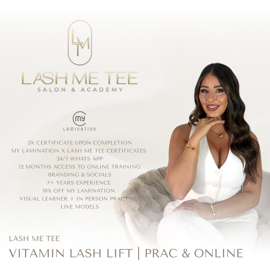Vitamin Lash Lift Training - Prac & Online