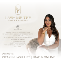 Vitamin Lash Lift Training - Prac & Online