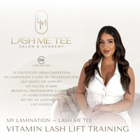 Vitamin Lash Lift Training